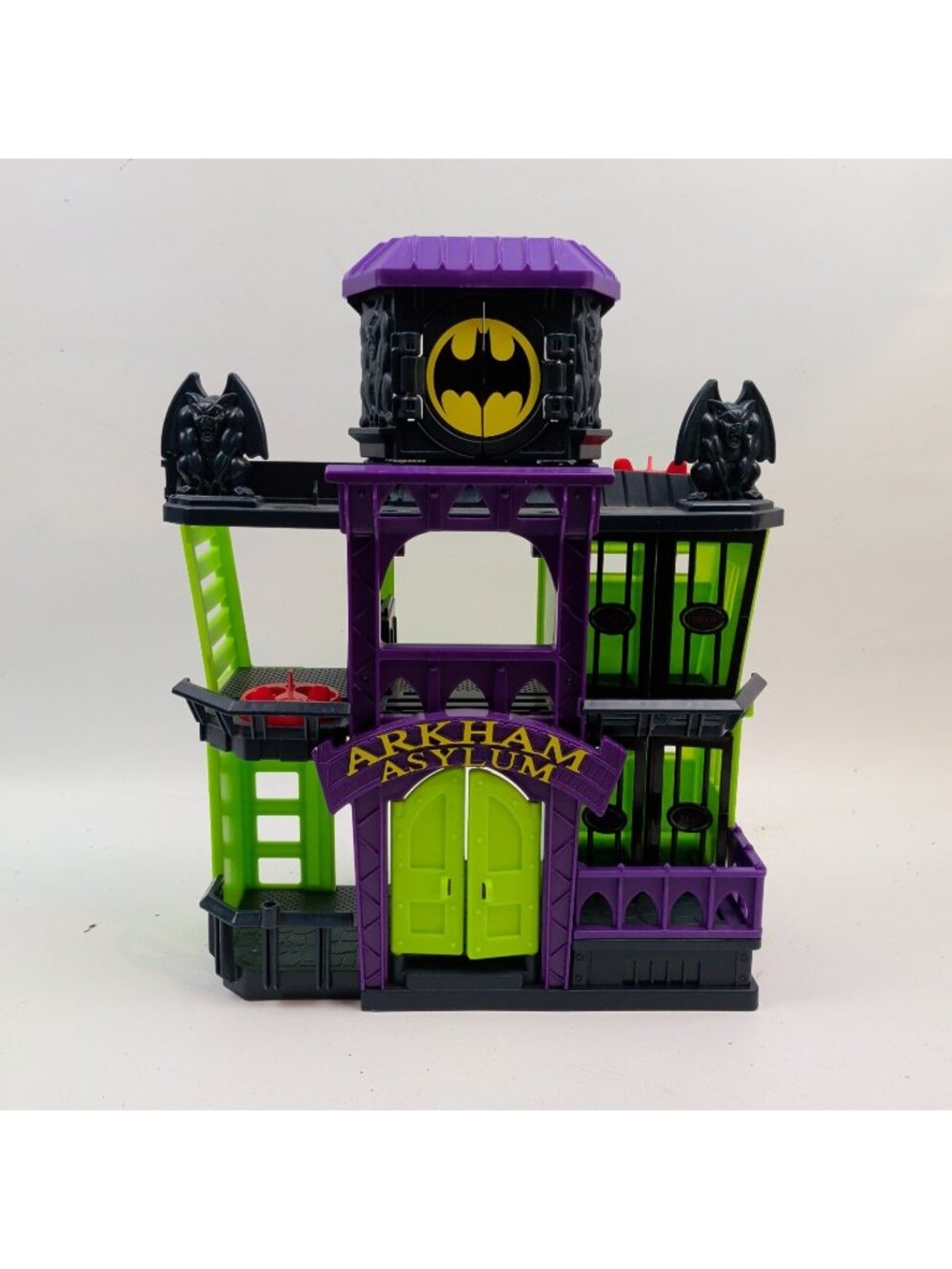 Fisher Price Batman Arkham Asylum Jail Playset DC Super Friends Imaginext Used